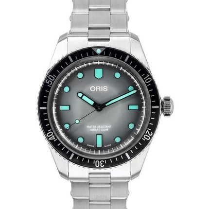 Oris Divers Sixty Five Heritage Stainless Steel Grey Dial Automatic 01 733 7707 4053-07 8 20 18 100M Men's Watch