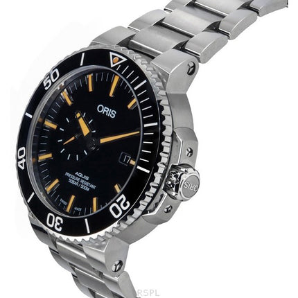 Oris Aquis Small Second Stainless Steel Black Dial Automatic Diver's 01-743-7733-4159-07-8-24-05PEB 500M Men's Watch