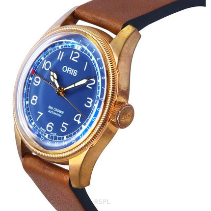 Oris Big Crown Bronze Pointer Date Blue Dial Automatic 01 754 7741 3165 07 5 20 58BR Men's Watch