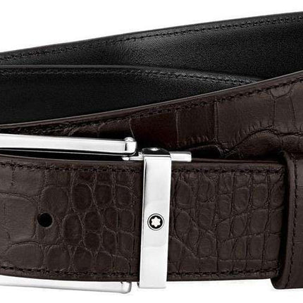 Montblanc 126739 Brown Men's Leather Belt