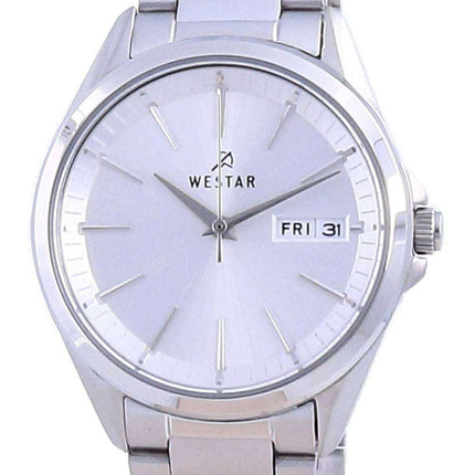 Westar Silver Dial Stainless Steel Quartz 40212 STN 107 Women's Watch