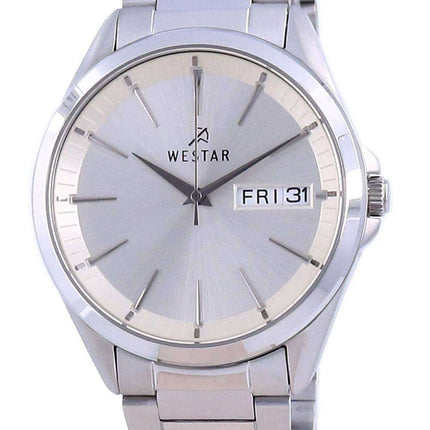 Westar Champagne Dial Stainless Steel Quartz 50212 STN 102 Men's Watch