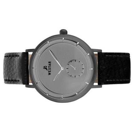 Westar Profile Leather Strap Grey Dial Quartz 50246GGN106 Mens Watch