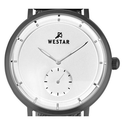 Westar Profile Stainless Steel White Dial Quartz 50247GGN107 Mens Watch