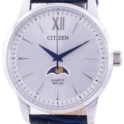 Citizen Moonphase Silver Dial Quartz AK5000-03A Men's Watch