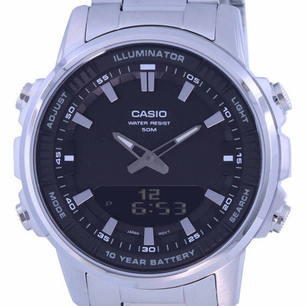 Casio Enticer World Time Telememo Analog Digital AMW-880D-1A AMW880D-1 Mens Watch