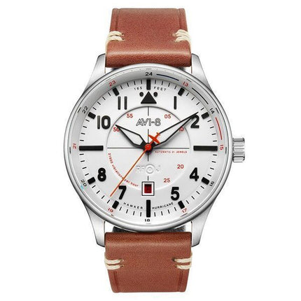 AVI-8 Hawker Hurricane Kent Newton White Dial Automatic AV-4094-01 Mens Watch