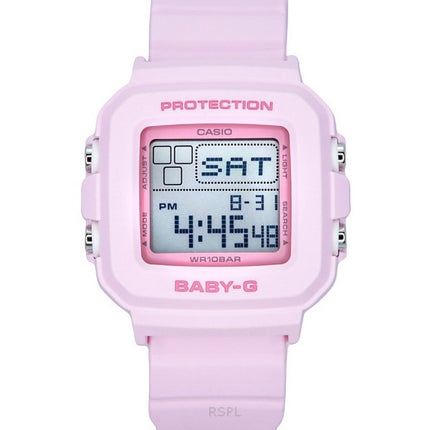 Casio Baby-G Digital Resin Strap Pink Dial Quartz BGD-10-4 100M Women's Watch