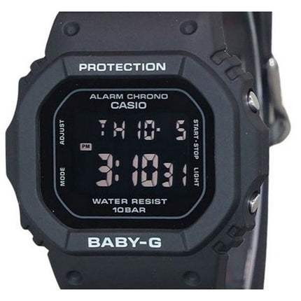 Casio Baby-G Digital Black Resin Strap Quartz BGD-565U-1 100M Womens Watch