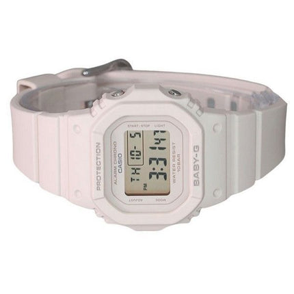 Casio Baby-G Digital Beige Pink Resin Strap Quartz BGD-565U-4 100M Womens Watch