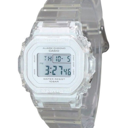 Casio Baby-G Digital Transparent Resin Strap Quartz BGD-565US-7 100M Womens Watch