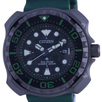 Citizen Promaster Polyurethane Strap Eco-Drive BN0228-06W 200M Mens Watch