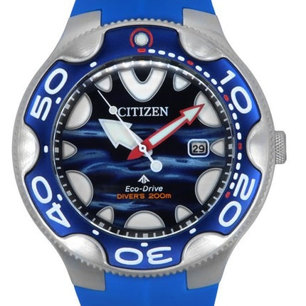 Citizen Promaster PU Strap Blue Dial Eco-Drive Diver's BN0238-02L 200M Men's Watch