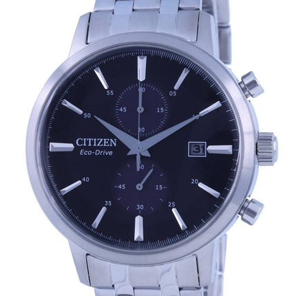 Citizen Classic Chronograph Black Dial Stainless Steel Eco-Drive CA7060-88E Mens Watch