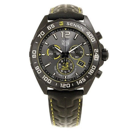 Tag Heuer Formula 1 X Senna Chronograph Grey Dial Quartz CAZ101AJ.FC6487 200M Mens Watch