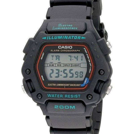 Casio Digital Classic Alarm Chronograph WR200M DW-290-1VS DW-290-1 Mens Watch