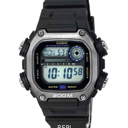 Casio Digital Sports Resin Strap Quartz DW-291HX-1A DW291HX-1 200M Mens Watch