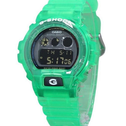 Casio G-Shock Joytopia Digital Translucent Green Resin Strap Quartz DW-6900JT-3 200M Men's Watch