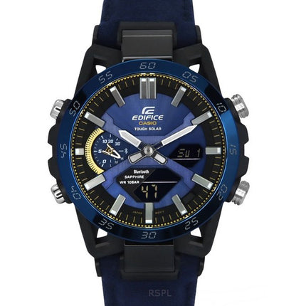 Casio Edifice Sospensione 50th Anniversary Limited Edition Blue Dial Tough Solar ECB-2000SS-2A 100M Men's Watch