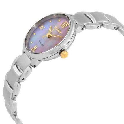 Citizen L Series Eco-Drive Stainless Steel Mother of Pearl Dial EM0927-87Y Womens Watch