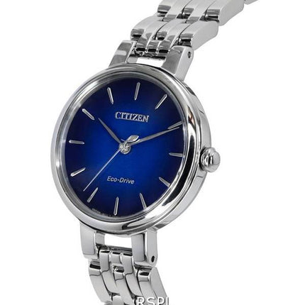 Citizen L Eco-Drive Stainless Steel Blue Dial EM0990-81L Women's Watch