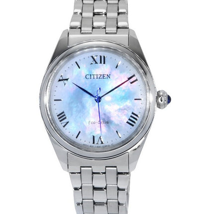 Citizen L Eco-Drive Stainless Steel Mother Of Pearl Dial EM1140-80D Women's Watch