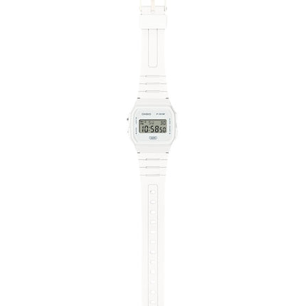 Casio Pop Digital Bio-Based White Resin Strap Quartz F-91WB-7A 100M Unisex Watch