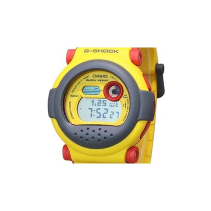 Casio G-Shock Digital Smartphone Link Yellow Resin Strap Quartz G-B001MVE-9 200M Men's Watch With Extra Strap