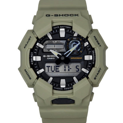 Casio G-Shock Analog Digital Bio-Based Resin Strap Black Dial Quartz GA-010-5A 200M Men's Watch