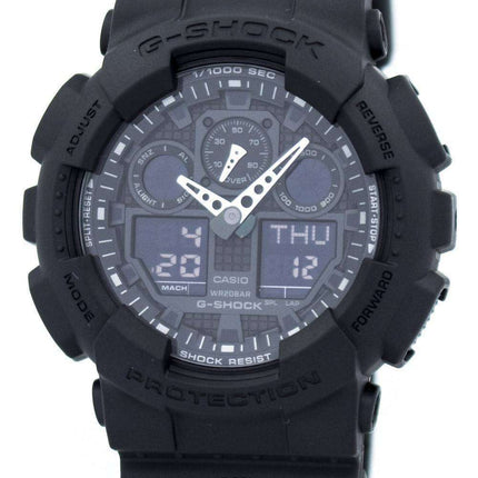 Casio G-Shock Military Matte Black GA-100-1A1 Mens Watch