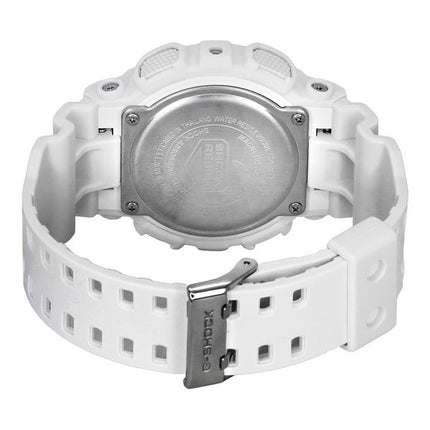 Casio G-Shock Analog Digital White Resin Strap Multicolor Dial Quartz GA-110TL-7A 200M Men's Watch