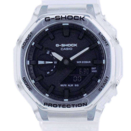 Casio G-Shock Skeleton Transparent Diver's Analog Digital Quartz GA-2100SKE-7A GA2100SKE-7 200M Men's Watch