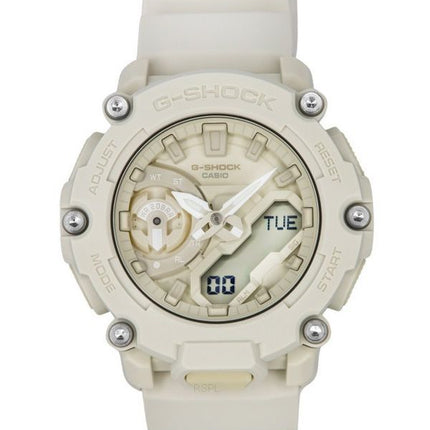 Casio G-Shock Natural Color Series Analog Digital Resin Strap Beige Dial Quartz GA-2200NC-7A 200M Men's Watch