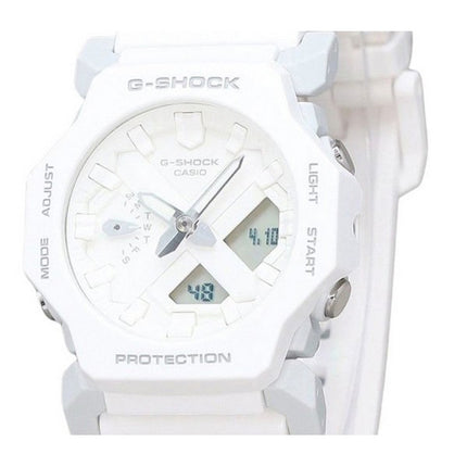 Casio G-Shock Analog Digital White Resin White Dial Strap Quartz GA-2300-7A 200M Men's Watch