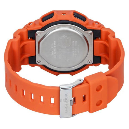 Casio G-Shock Digital Bio-Based Orange Resin Strap Black Dial Quartz GD-010-4 200M Men's Watch