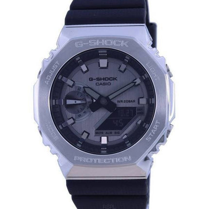 Casio G-Shock Metal Covered Analog Digital Resin Strap Quartz GM-2100-1A GM2100-1 200M Men's Watch