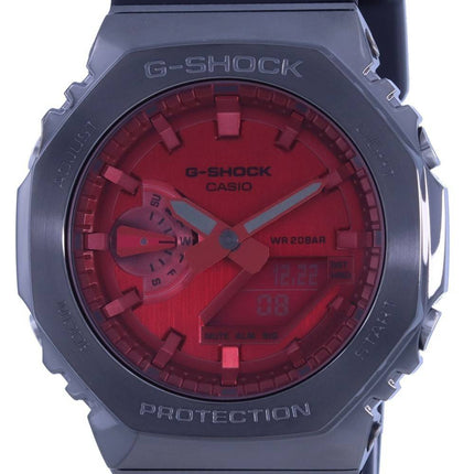 Casio G-Shock World Time Analog Digital Metal Covered GM-2100B-4A GM2100B-4 200M Women's Watch