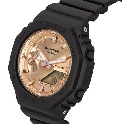 Casio G-Shock Analog Digital Resin Strap Rose Gold Dial Quartz GMA-S2100MD-1A 200M Women's Watch