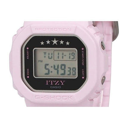 Casio G-Shock ITZY Collaboration Digital Pink Bio-Based Resin Strap Quartz GMD-S5610IT-4B 200M Women's Watch