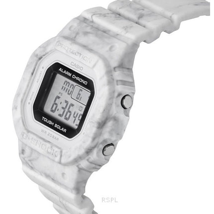 Casio G-Shock Digital White Bio-Based Resin Strap Tough Solar GMS-S5600RT-7 200M Women's Watch