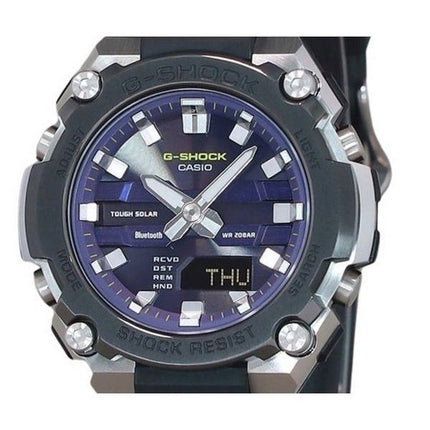 Casio G-Shock G-Steel Analog Digital Smartphone Link Bluetooth Blue Dial Solar GST-B600A-1A6 200M Men's Watch