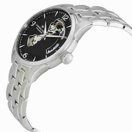 Hamilton Jazzmaster Stainless Steel Open Heart Black Dial Automatic H32705131 Mens Watch