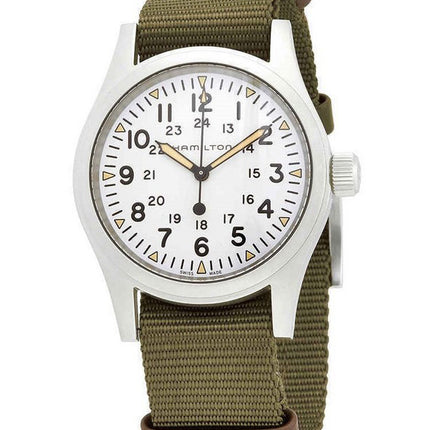 Hamilton Khaki Field White Dial Automatic H69439411 Men's Watch