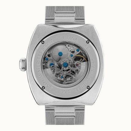 Ingersoll The Michigan Stainless Steel Grey Skeleton Dial Automatic I13304 Mens Watch