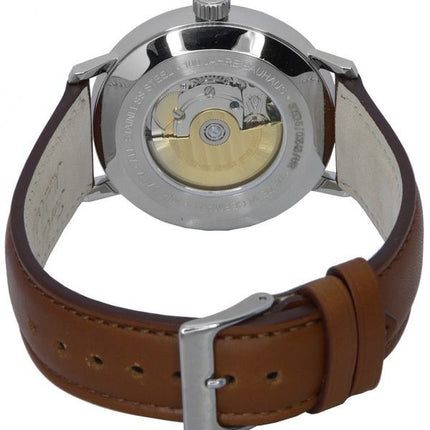 Iron Annie Bauhaus Leather Strap Beige Dial Automatic 50505 Mens Watch