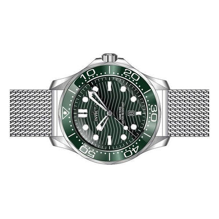 Invicta Pro Diver Stainless Steel Green Dial Quartz 45980 Men's Watch