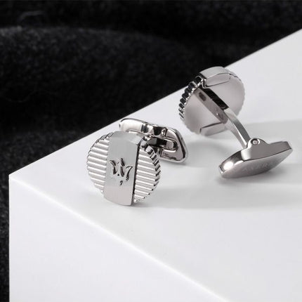 Maserati Jewels Stainless Steel Cufflinks JM121ATK13 For Men