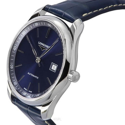 Longines Master Collection Leather Strap Sunray Blue Dial Automatic L2.793.4.92.0 Mens Watch