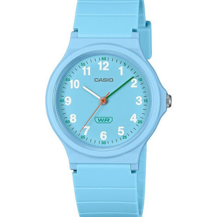 Casio Pop Analog Blue Bio Based Resin Strap Blue Dial Quartz LQ-24B-2B Women's Watch