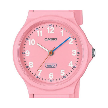 Casio Pop Analog Pink Bio Based Resin Strap Pink Dial Quartz LQ-24B-4B Women's Watch